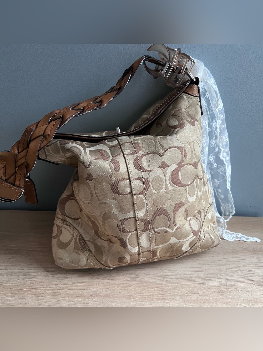 Coach Chelsea Optic Signature Hobo Bag - Picture 3 of 7